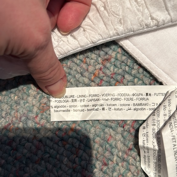 NWT Zara size XL CORSET style white eyelet bandeau - Picture 7 of 11